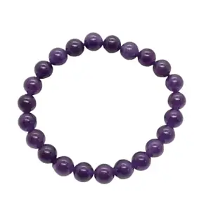 Dane Gems Amethyst Bracelet Original Certified Elastic Jamunia Jamuniya Classy Looking Purple Amethyst Gemstone Stretchable Bracelet Amethyst Stone Bracelet Amethyst Crystal Bracelet ऐमेथिस्ट ब्रेसलेट Bracelet For Man Bracelet For Girls Stylish Healing Bracelet Bead Bracelet with Certificate Bracelet Original Certified Healing Crystal Bracelet Chakra Healing Bracelet Healing Stone Bracelet Gemstone Bracelet Stretchable Bracelet For Women Astrology Bracelet Adjustable Bracelet Elastic Bracelet Handmade Bracelet Hand Bracelet Wrist Bracelet