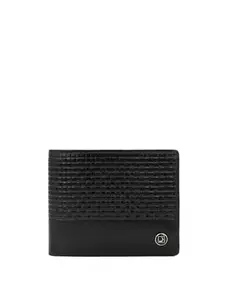 Da Milano Genuine Leather Black Bifold Men Wallet with Card Slot (10590OL)