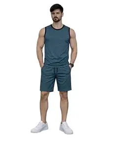 Mack Jonney Men's Polyester Lycra Tracksuit | Lightweight Sports & Gym Wear | Comfortable Running & Training Track Suit for Men-MJ-182