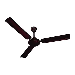 STANDARD ZOE Energy Saver 1200mm Ceiling Fan (Brown), High speed 390 r/min (RPM), 15% Wider Air Delivery price in India.