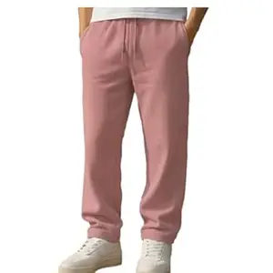 Nobero Men Mid- Rise Classic Straight Fit Joggers