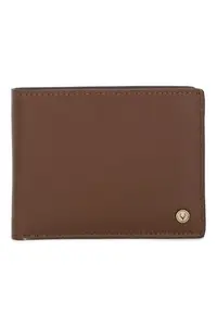 Allen Solly Men Brown Solid Genuine Leather Wallet
