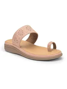 Liberty ELN-12 Women Fashion Thong PEACH (5 UK)