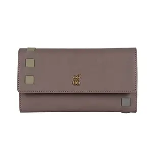 Baggit Women Purple Wallet Large Size | Ladies Stylish Purse Bag | Credit Card Money Holder
