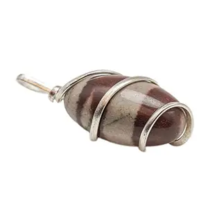 SaiCraft Pure & Original Narmadeshwar Locket/Pendant/Narmada Shivlinga/Narmada River Shivalingam for Men & Women