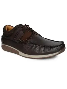 Buckaroo CLAVANCE Genuine Leather Brown Casual Shoes for Mens: Size UK 11