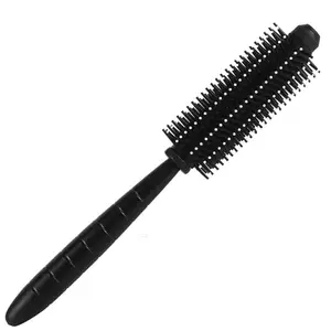 Nyamah Sales Men and Women Round Hair Styling Brush with Natural Boar Bristle for Hair Drying, Curling, Styling, Straightening Multicolor (Pack of 1)