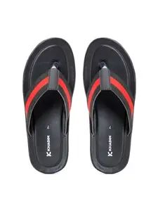 Khadim's Black Casual Flip Flops for Men (5150566)