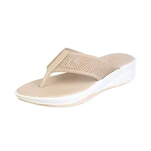 Walkway Beige Women's Synthetic Sandals 5-UK (38 EU) (32-1260)