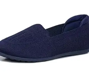 ATHCO Womens Angel Memory Foam Comfort Running Shoes|Ballerina|Slip-On |Slip Resistant|Lightweight|Dailyuse|ExtraSoft