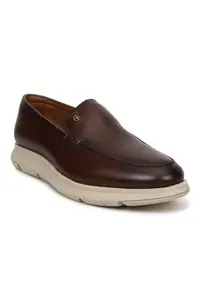 Louis Philippe Men Brown Slip Ons