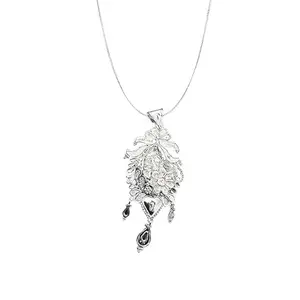 THEVELVETBOX Silver Pendant for Girls & Women