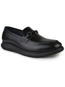 Buckaroo Darry Crust Leather Black Casual Shoes for Men: Size UK 10