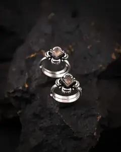 Shyam Enterprises Elegant Oxidised Toe ring Adjustable & Traditional foot jewelry_3