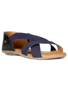 Bata Women's Slip-on Sandal - Navy (4 UK) (5519182)