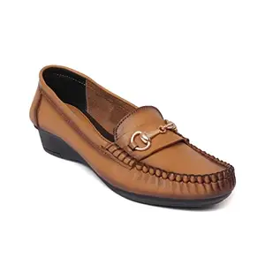 Zoom Shoes Women's Tan Leather Bellies (SN-15)