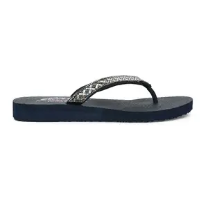 Skechers womens MEDITATION NAVY Flip-Flop - 5 UK (119647-NVY)
