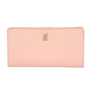 Baggit Womens Lwxe Musky 3T5 2 Fold Wallet- Pink