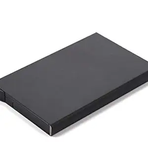 MENZY RFID Wallets, Credit Card Case Holder for Men and Women – Matte Black