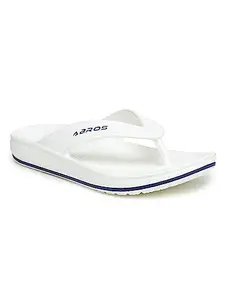 ABROS Men's AZVG0402 AKZO Slipper -Off white/Navy-7UK