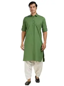 Rajubhai Hargovindas Men's Premium Pathani Kurta