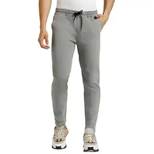 Urbano Fashion Men's Regular Fit Mid Rise Washed Jogger Jeans Stretchable