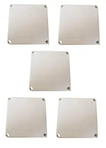 KAMCON? Waterproof PVC Square Junction Box for CCTV Cameras IP65/IP67 Size 100 X 100 X 70 (5, 100 X 100 X 70)