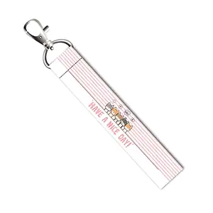 ISEE 360® Have A Nice Day Cat Love Lanyard Tag with Swivel Lobster for Gift Luggage Bags Backpack Laptop Bags L X H 5 X 0.8 INCH
