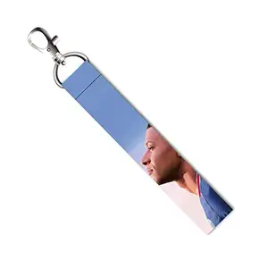 ISEE 360® Kylian Mbappe Footballer Lanyard Tag with Swivel Lobster for Gift Luggage Bags Backpack Laptop Bags L X H 5 X 0.8 INCH