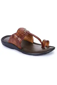 Liberty Men A17-04 Tan Casual Slippers -9 UK(43 EU)