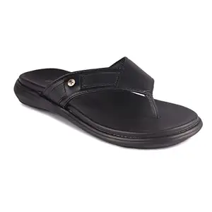 Red Chief Slipper for Men Black