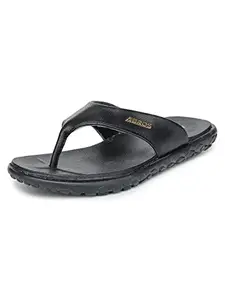 ABROS Men's AWFG3037 Wookee Slipper -Black -6UK
