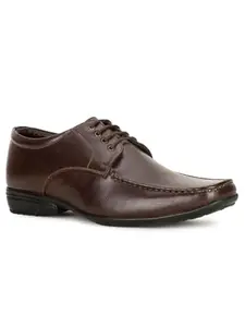 Bata Casual and Formal Derby Shoes for Men Dark Brown