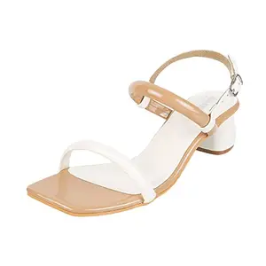 Walkway Women White Synthetic Sandals, EU/36 UK/3 (33-137)