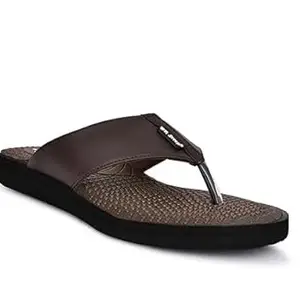 DR STTEP Comfortable Men's Brown Slippers – Lightweight, Anti-Skid, Odour-Free & Flexible for Everyday_08_Pack of 3