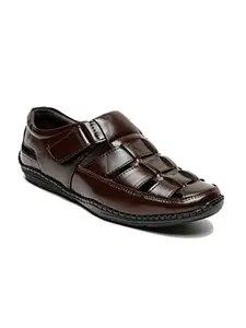 TEAKWOOD LEATHERS Teakwood Genuine Leather Casual Sandals & Slippers Footwear for Men(Brown, 40)