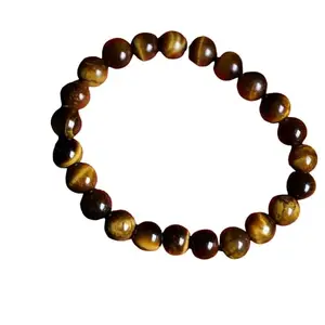 TIGER EYE BRACELET | Beads Bracelet - Men & Women - Balances Soul Body, Mind, Fashion & Spirituality, Removes Negative Energy