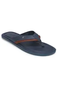 Louis Philippe_Mens_Sandal_(LPSCFRGFF202109_Navy_40) Euro- 40