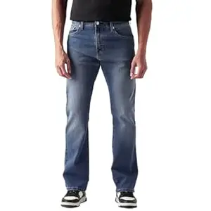 Levi's Men's 517 Mid Indigo Bootcut Fit Mid-Rise Jeans