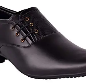 AADI Men's Black Synthetic Leather Derby Formal Shoes MRJ1290_07