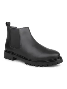 Inc.5 Women Black Chelsea Boots