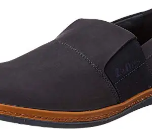 Lee Cooper Men Navy Leather Formal Shoes-10 UK (44 EU) (11 US) (LC3058E)
