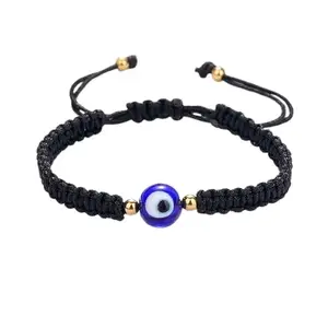 STYLE KRAFT-Jewellery STYLE KRAFT Blue Evil Eyes Pendant Choker Necklaces Leather Rope Glass Charm Lucky Necklace for Womens Girls Unisex Bracelet