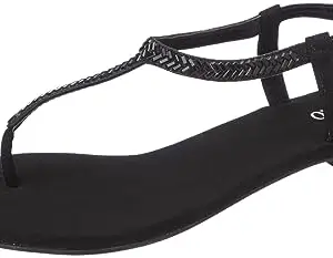 Metro Women's Black Fashion Sandals-6 UK (39 EU) (35-3128)