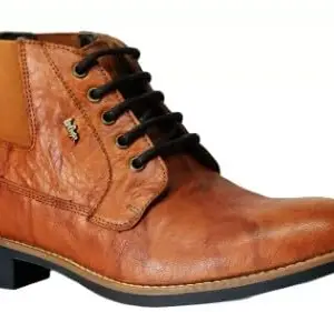 Lee Cooper Men's LC1905ER Leather Formal Shoes_LC1905ER_Tan_45