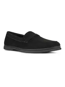 Inc.5 Womens Black Solid Round Toe Loafers