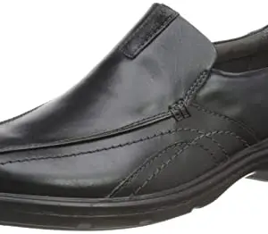 Clarks Mens 261717747 Black Leather Oxford Flat - 8 UK (261717747)
