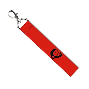 ISEE 360® Comrade Fidel Castro Lanyard Tag with Swivel Lobster for Gift Luggage Bags Backpack Laptop Bags L X H 5 X 0.8 INCH
