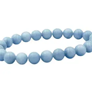 Gem Stone Factory Angelite Healing Crystal and Stones Bracelet for Women