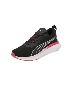 Puma Womens Softride Pro Echo Rousing Pink-Black-Silver Running Shoe - 5 UK (31089601)